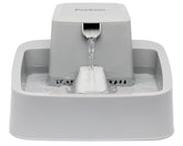 Drinkwell PWW00-16777 Pet Fountain, 1 gal Volume, Plastic, Gray
